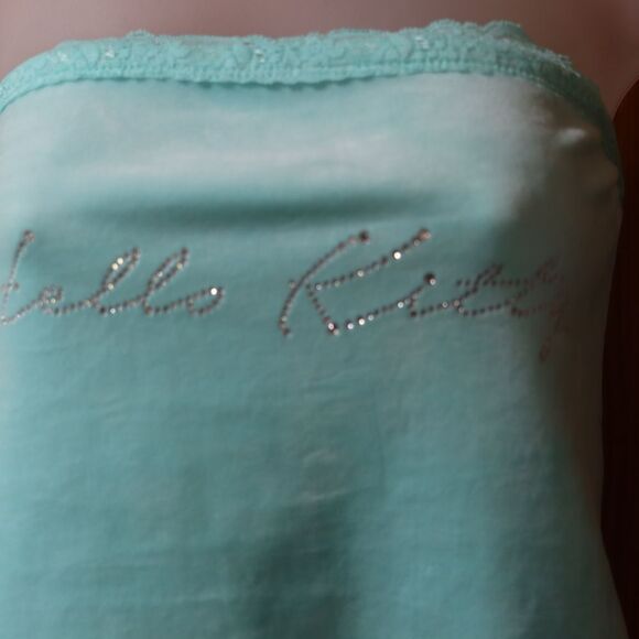 Forever 21 X Hello Kitty Blue Tube Crop Top Plus Size 3X - Picture 3 of 10